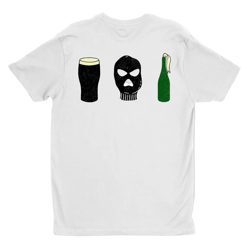 Kneecap The Essentials Tee white back