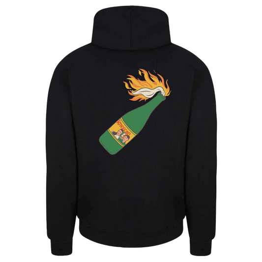Kneecap Flaming Buckfast Hoodie back