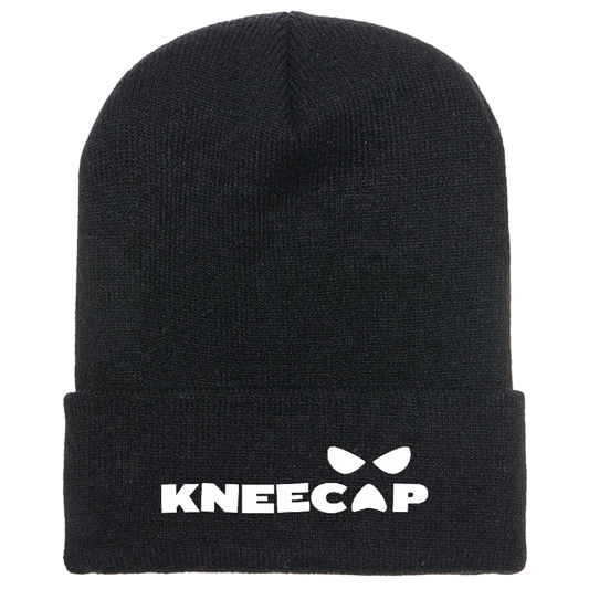 Kneeecap embroidered logo beanie